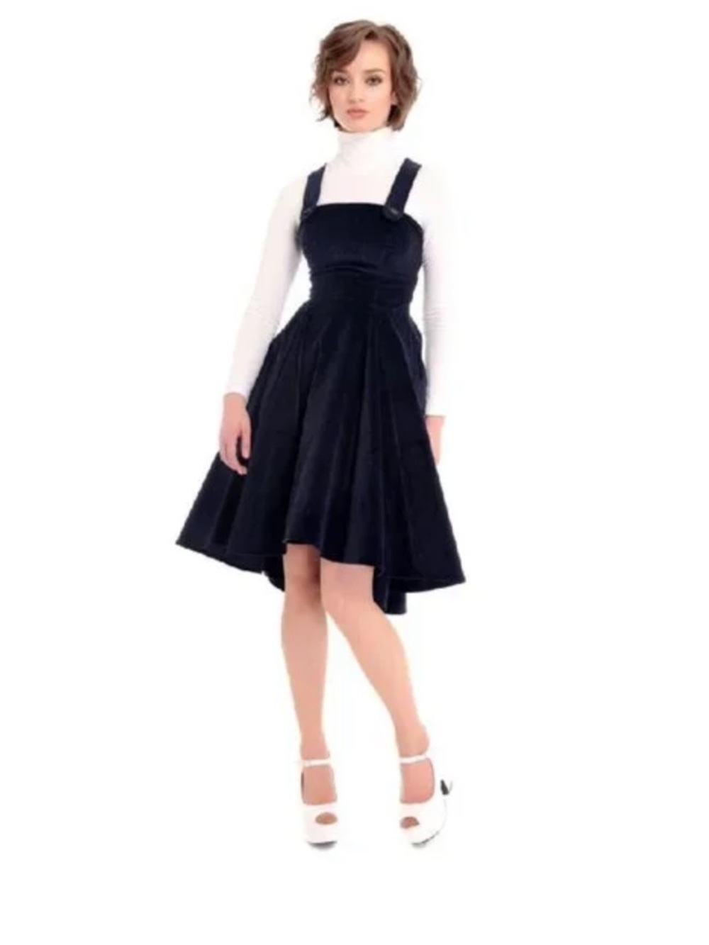 Collectif Bright and Beautiful “Odette”Pinafore Dress